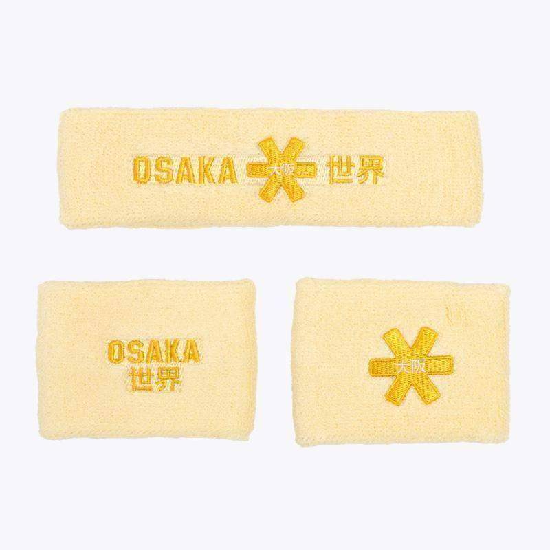 Muñequeras Osaka Set 2.0 Amarillo 2 Unidades Pádel Élite