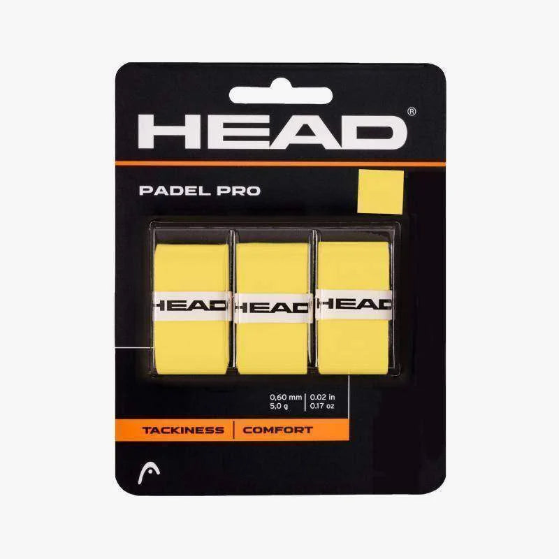 Overgrips Head Padel Pro Amarillo 3 Unidades Pádel Élite