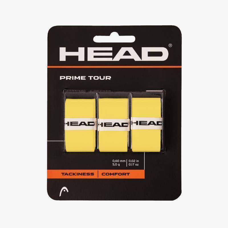 Overgrips Head Prime Tour Amarillo 3 Unidades Pádel Elite