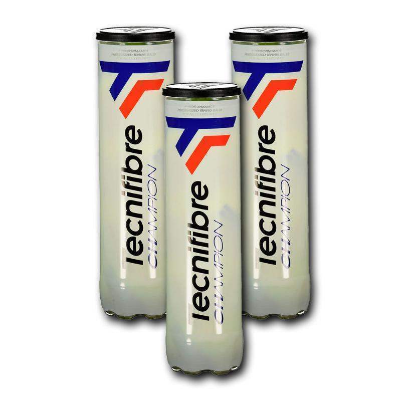 Pack de 3 Botes de 4 Pelotas Tecnifibre Champion Pádel Élite