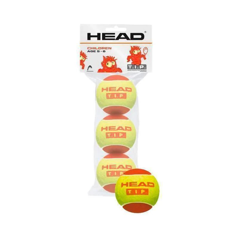 Pack de 3 Pelotas Head T.I.P. Red Pádel Élite