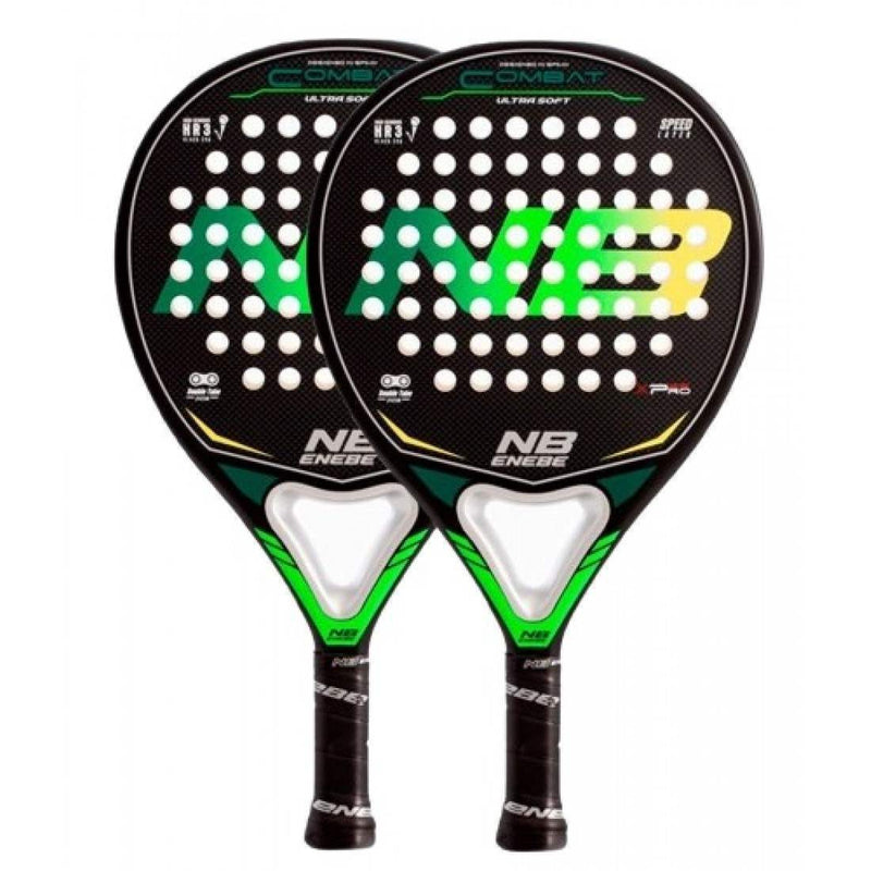 Pack Pala Enebe Combat Verde Amarillo X2 Pádel Élite