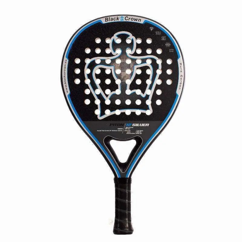 Pala Black Crown Piton 12K Silver 2024 Pádel Elite