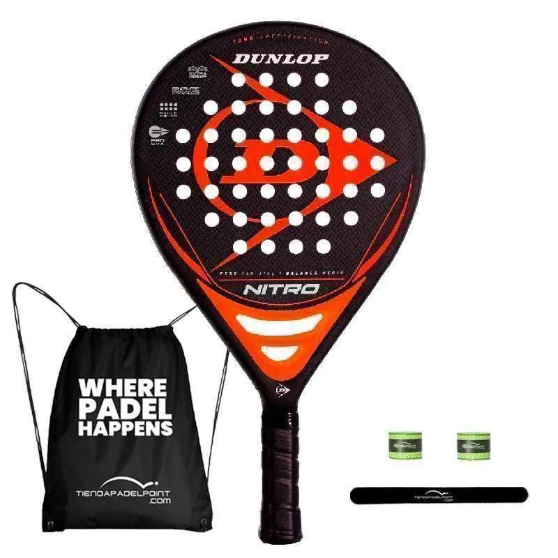 Pala Dunlop Nitro Naranja Negro Pádel Elite