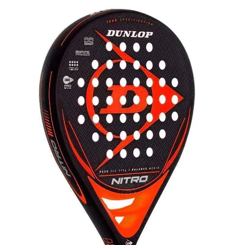 Pala Dunlop Nitro Naranja Negro Pádel Elite