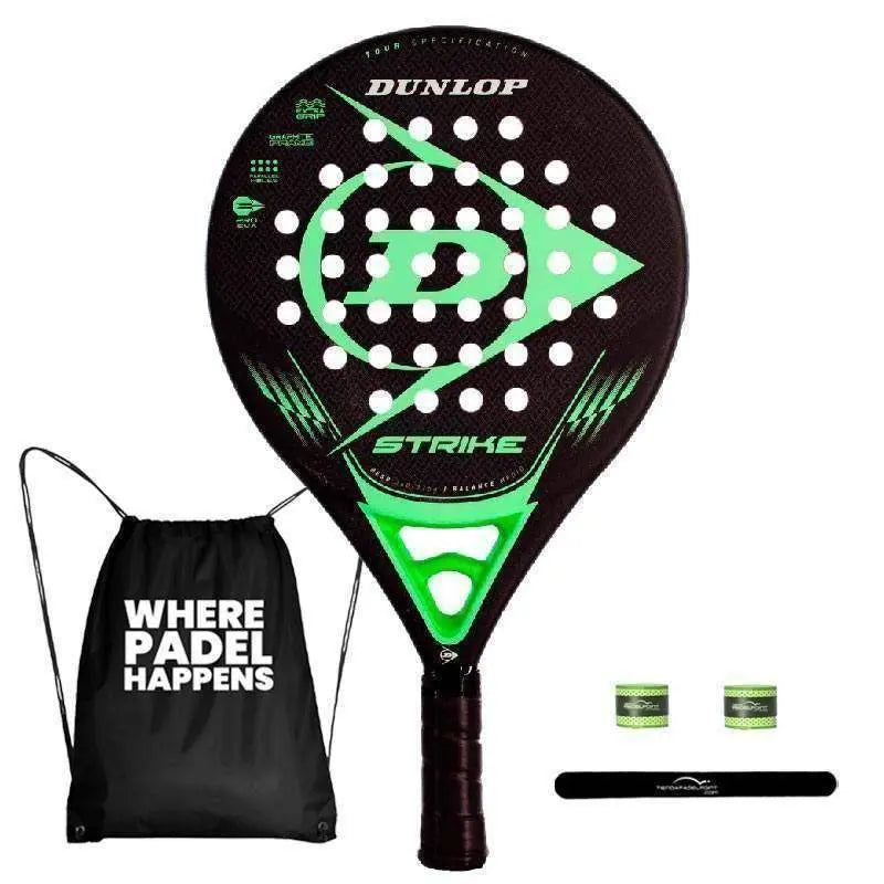 Pala Dunlop Strike Verde Negro Pádel Elite