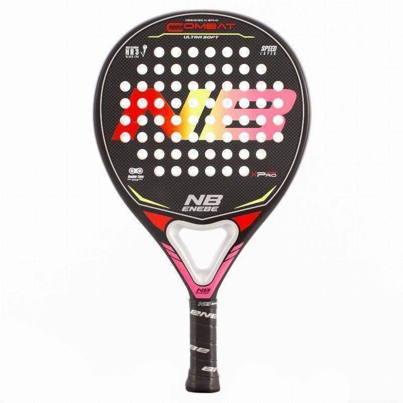 Pala Enebe Combat Naranja Amarillo Rosa | Enebe Pádel Élite