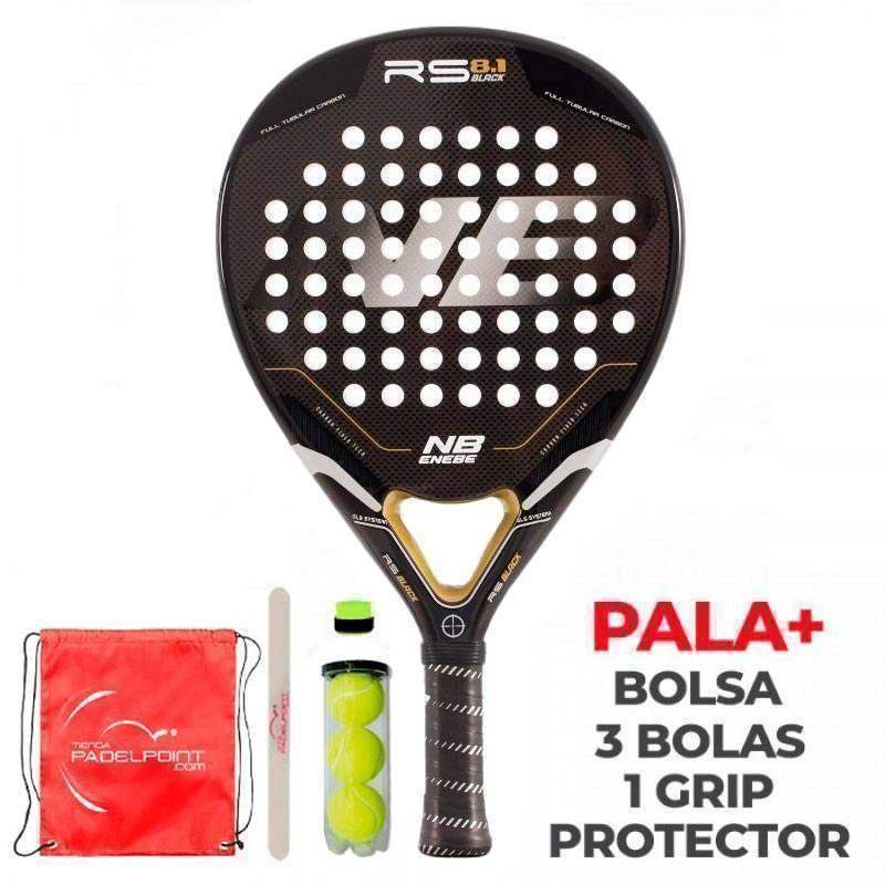 Pala Enebe RS 8.1 Black | Enebe Pádel Elite