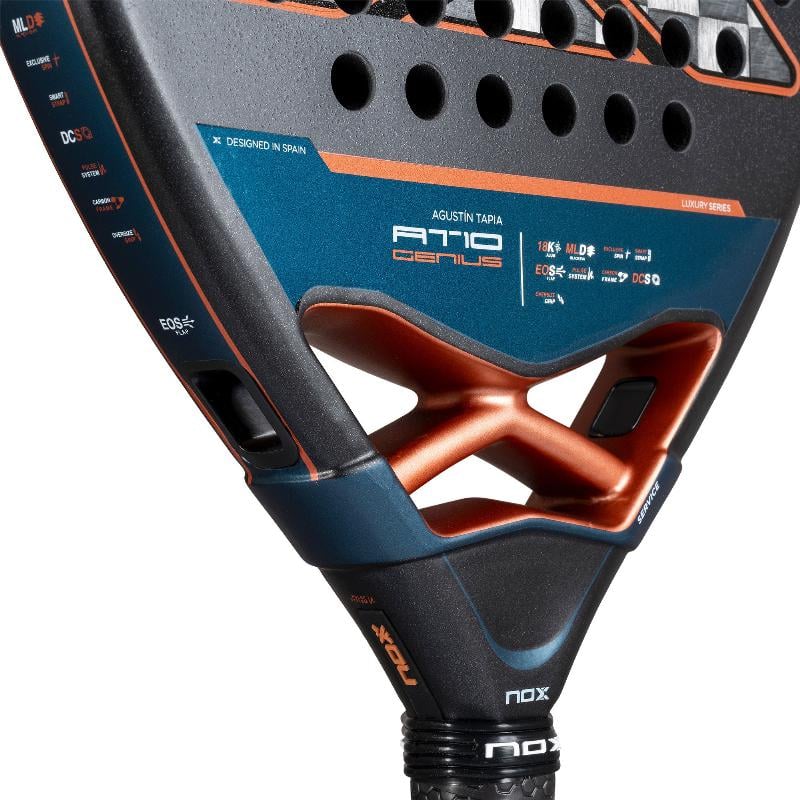 Pala Nox Agustin Tapia AT10 Genius Attack 18K Alum 2025 Pádel Elite