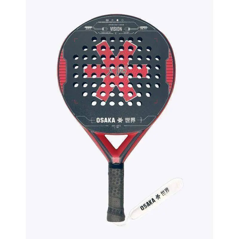 Pala Osaka Vision Negro Rojo Pádel Elite