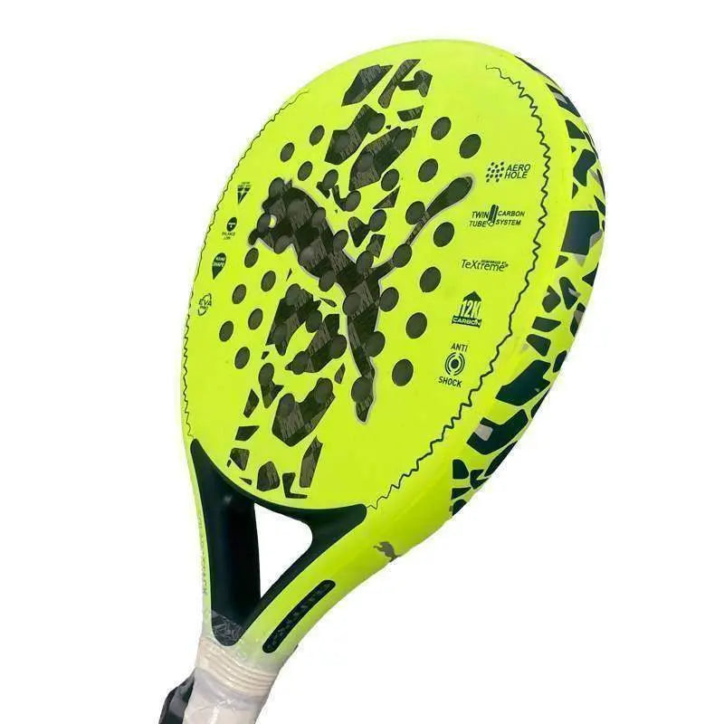 Pala Puma Solar Attack RN Amarillo Marino Pádel Elite