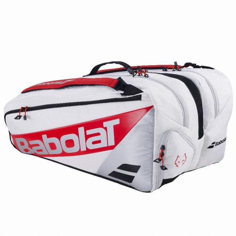 Paletero Babolat Juan Lebron RH Pro Blanco Rojo Pádel Elite