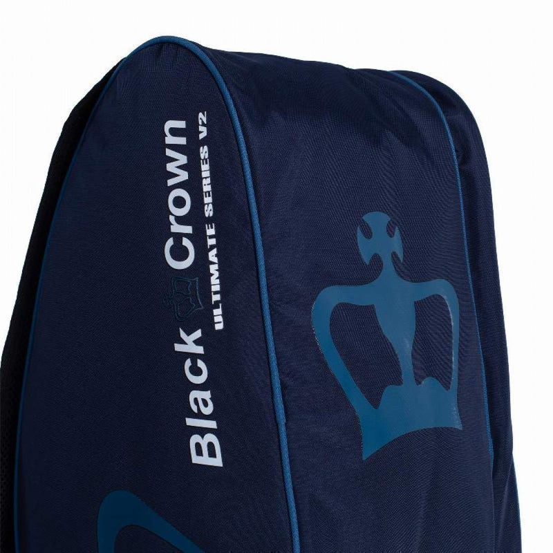 Paletero Black Crown Ultimate Series V2 Azul Marino Celeste Pádel Élite