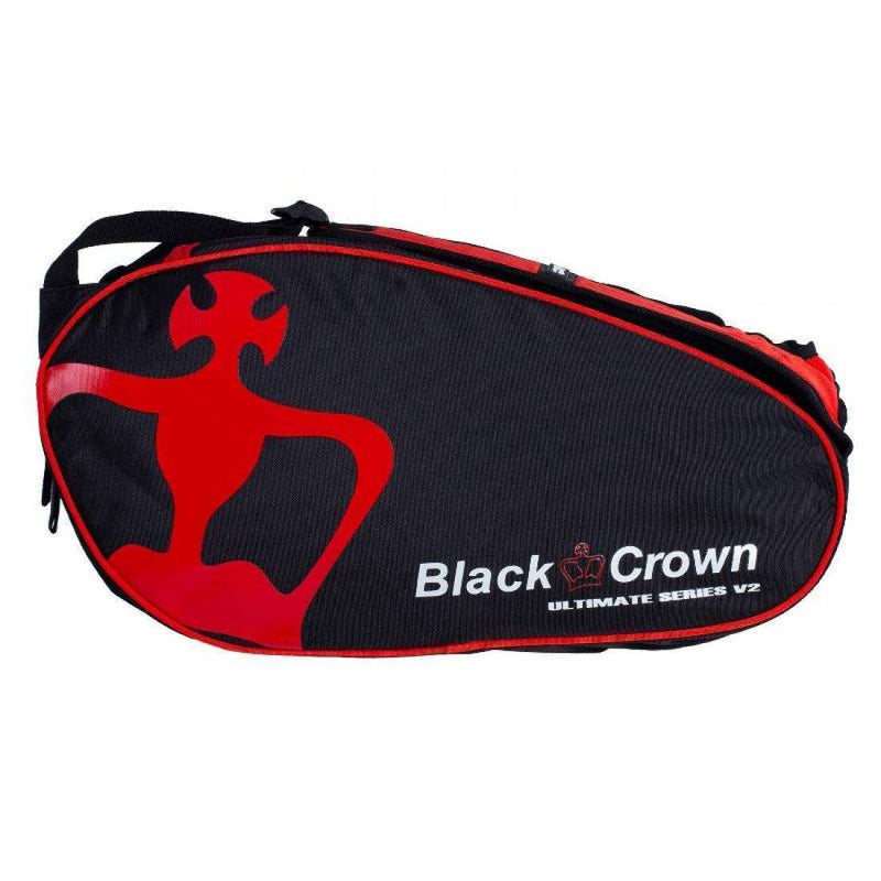 Paletero Black Crown Ultimate Series V2 Negro Rojo Pádel Elite