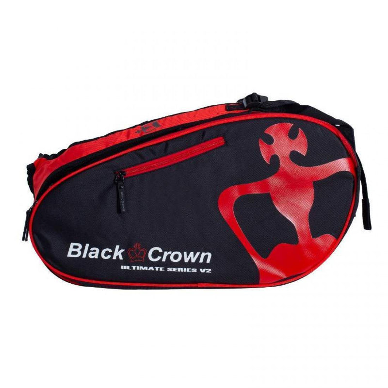 Paletero Black Crown Ultimate Series V2 Negro Rojo Pádel Elite