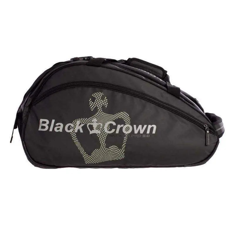 Paletero Black Crown Wonder Pro 2.0 Negro Amarillo Fluor Pádel Elite