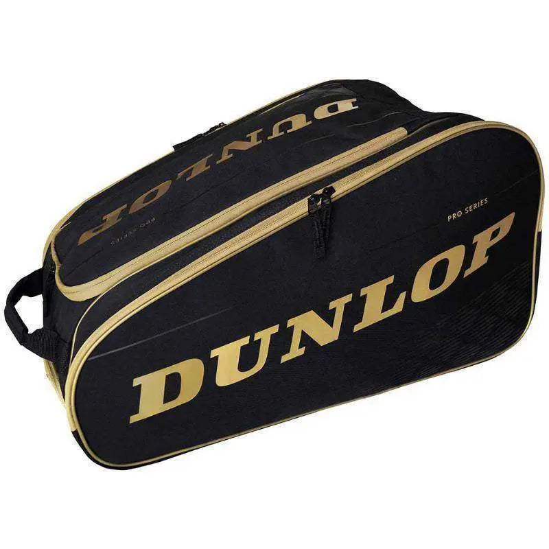 Paletero Dunlop Pro Series Negro Dorado Pádel Elite