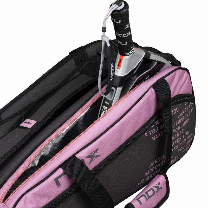 Paletero Nox Street Series Gris Rosa Pádel Elite