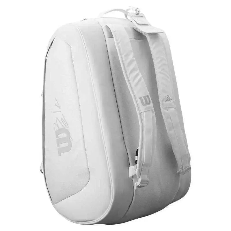 Paletero Wilson Bela Super Tour Blanco Pádel Elite