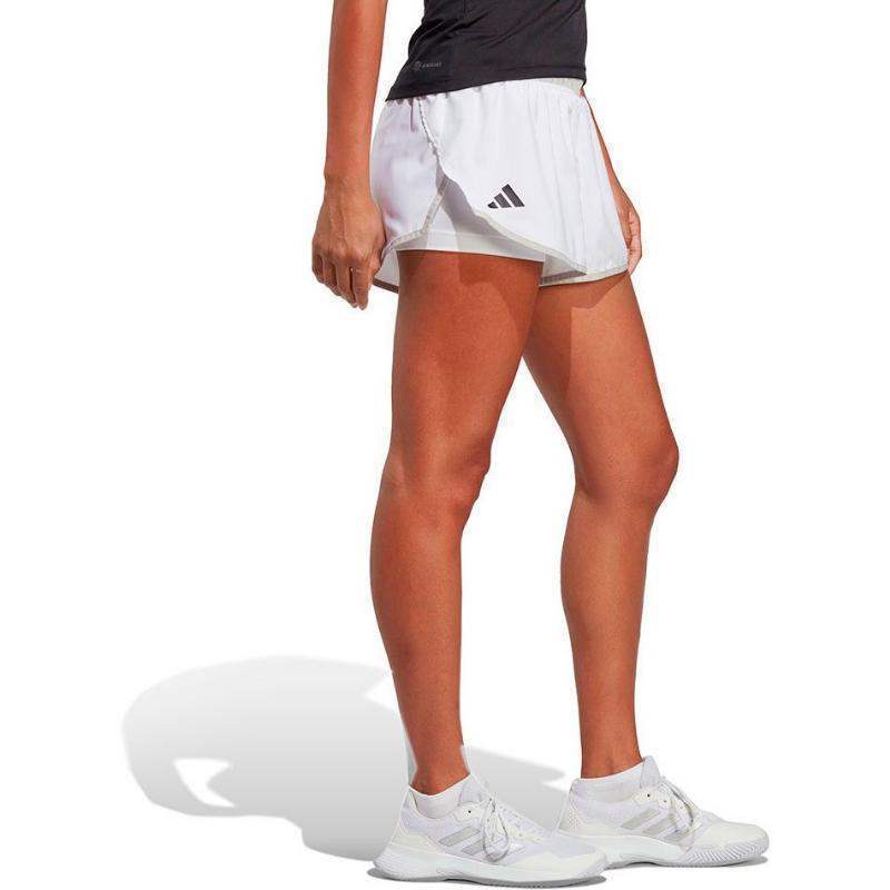 Short Adidas Club Blanco Negro Mujer Pádel Élite