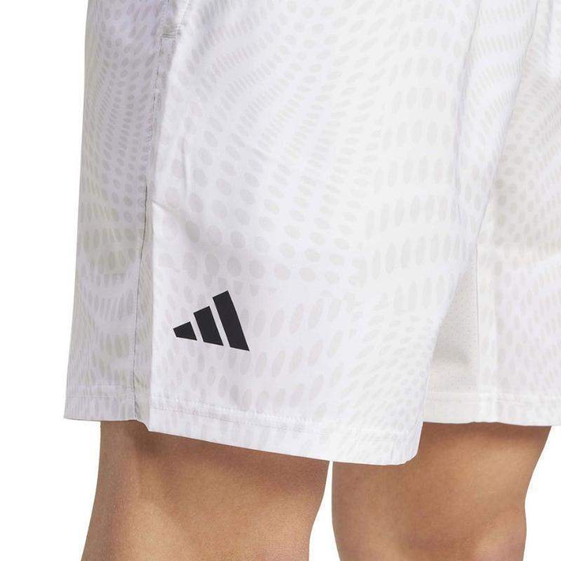 Short Adidas Club Graphic Blanco Gris Pádel Élite