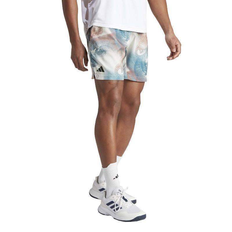 Short Adidas Printed Ergo Blanco Artic Pádel Élite