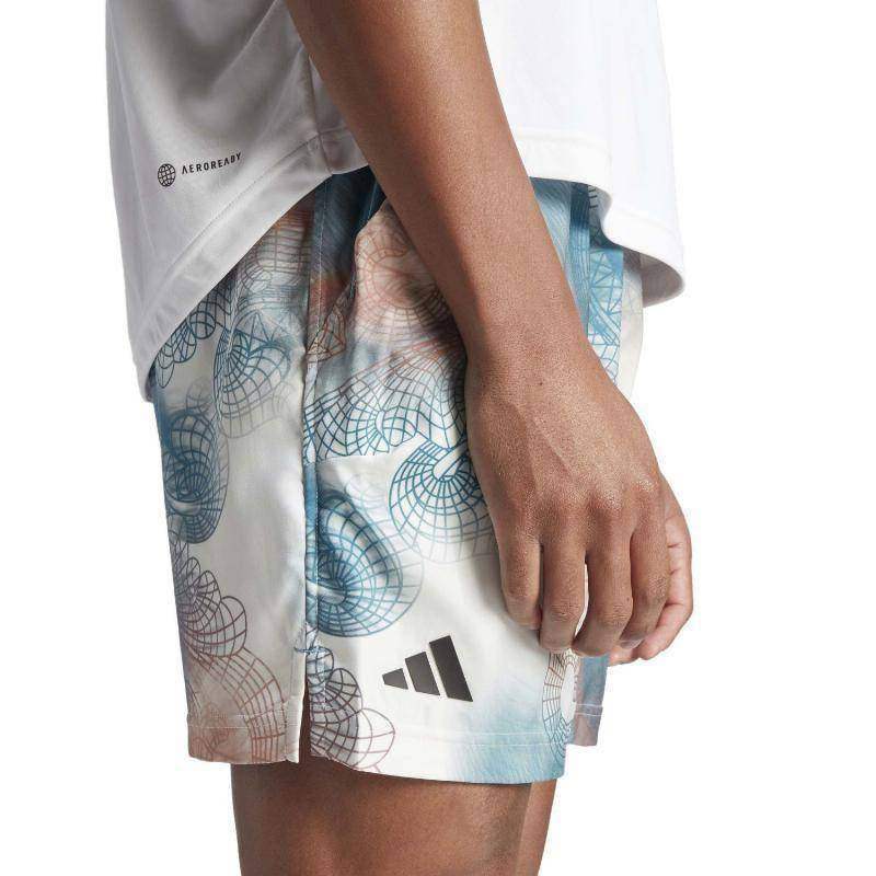 Short Adidas Printed Ergo Blanco Artic Pádel Élite