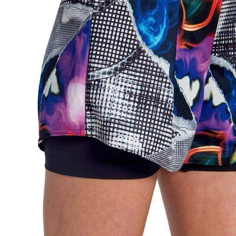 Short Adidas Us Series Negro Multicolor Mujer Pádel Élite