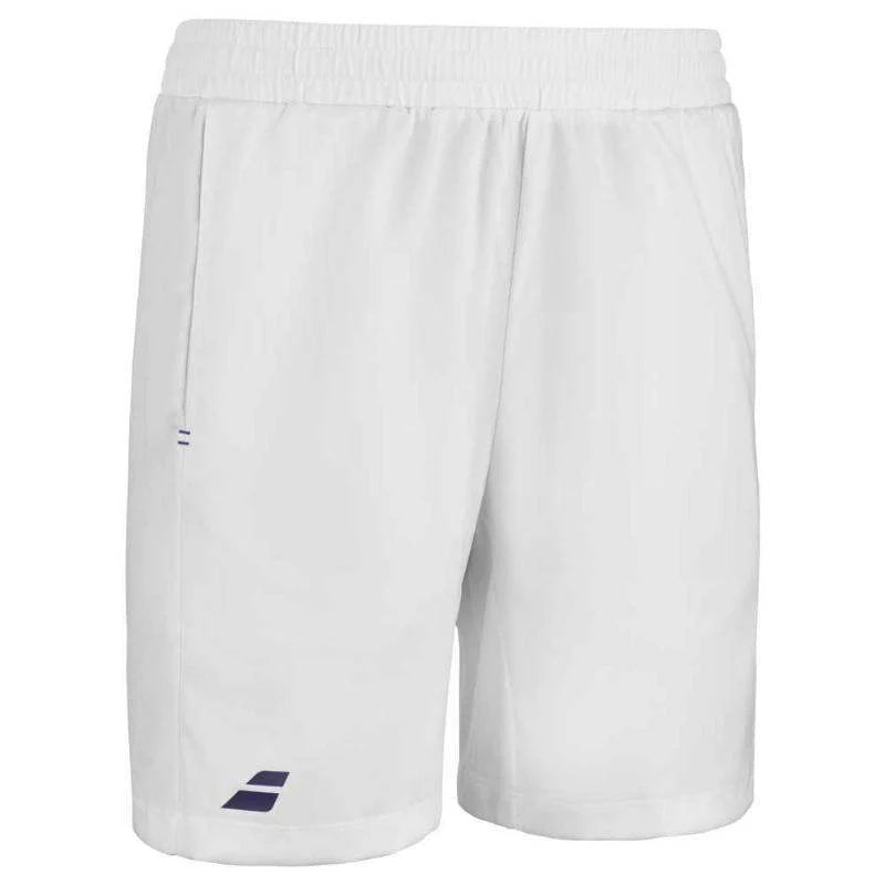 Short Babolat Play Blanco Azul Pádel Élite