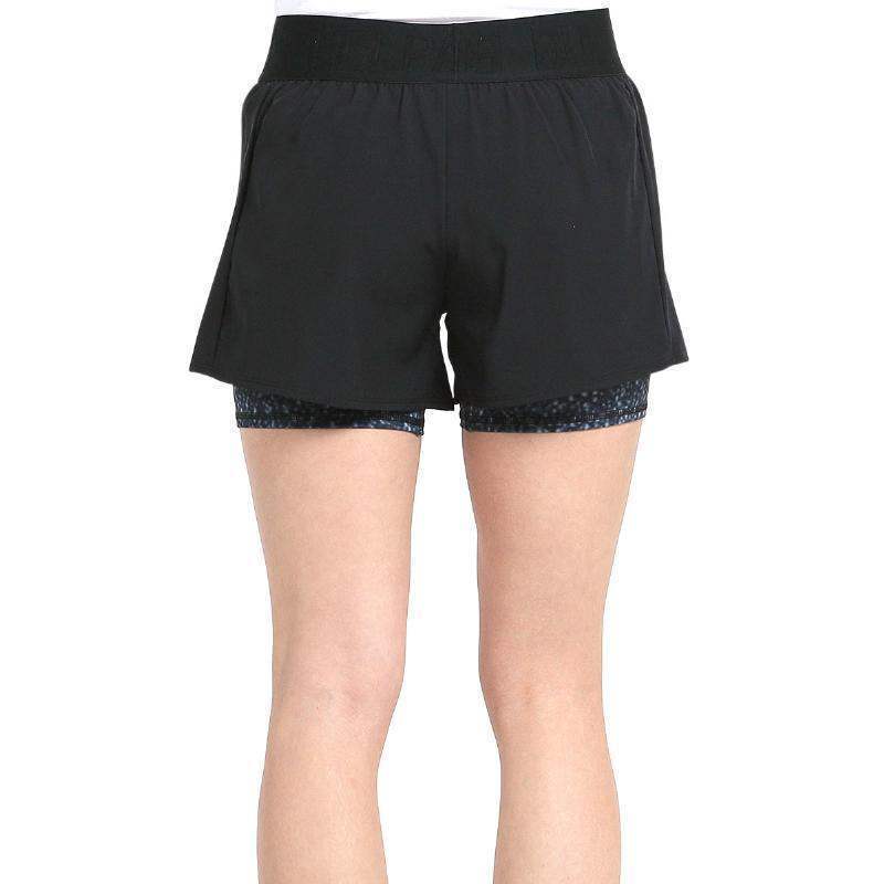 Short Bullpadel Breca Negro Mujer Pádel Élite