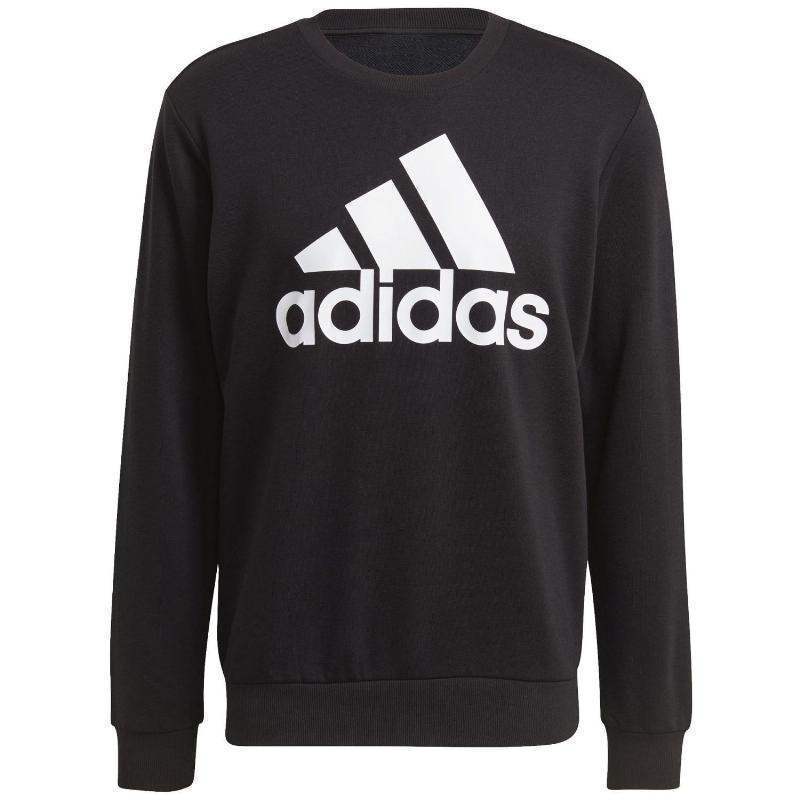 Sudadera Adidas Essentials Logo Negro Blanco Pádel Élite