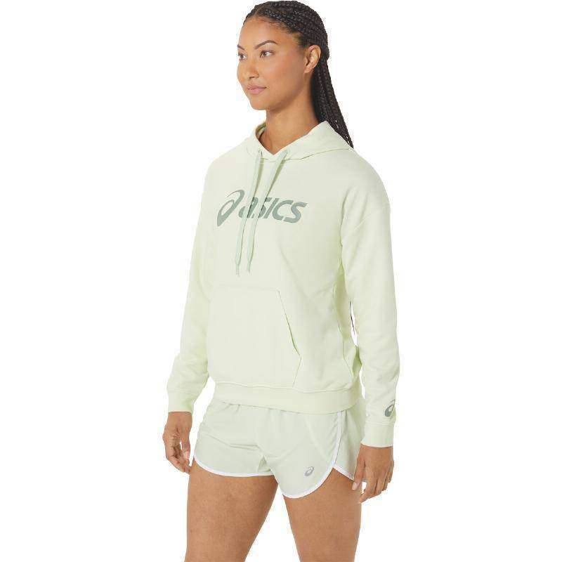 Sudadera Asics Logo Grande Verde Claro Mujer Pádel Élite