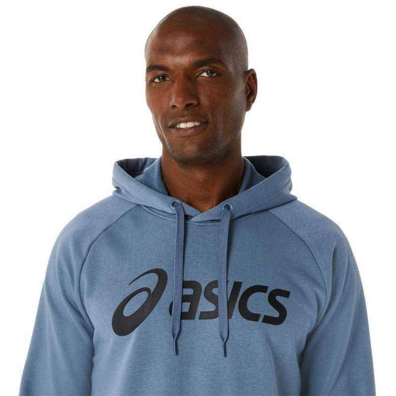 Sudadera Asics Performance Logo Grande Azul Acero Pádel Élite