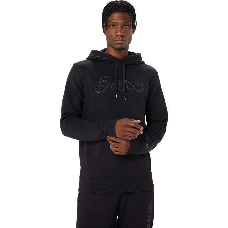 Sudadera Asics Performance Negro Gris Pádel Élite