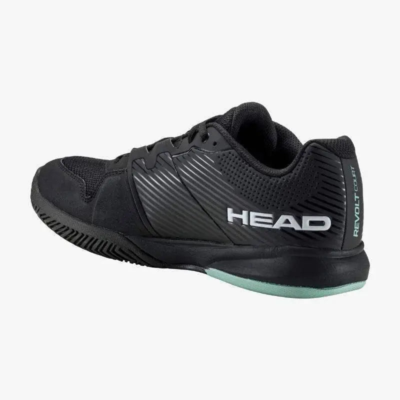 Zapatillas Head Revolt Court Negro Verde Azulado Pádel Elite