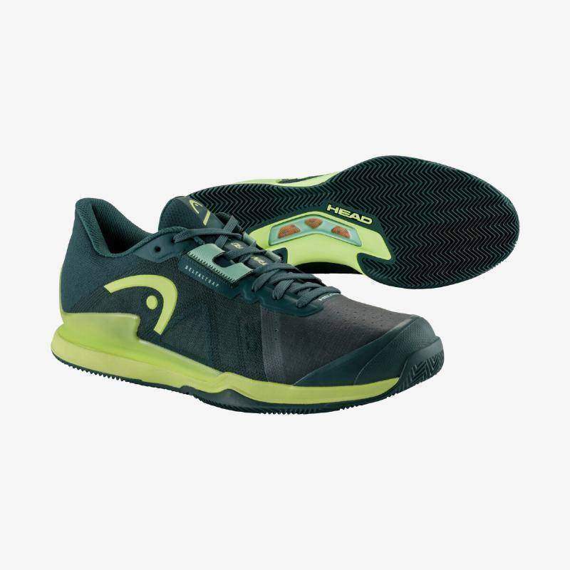 Zapatillas Head Sprint Pro 3.5 Clay Verde Oscuro Pádel Élite