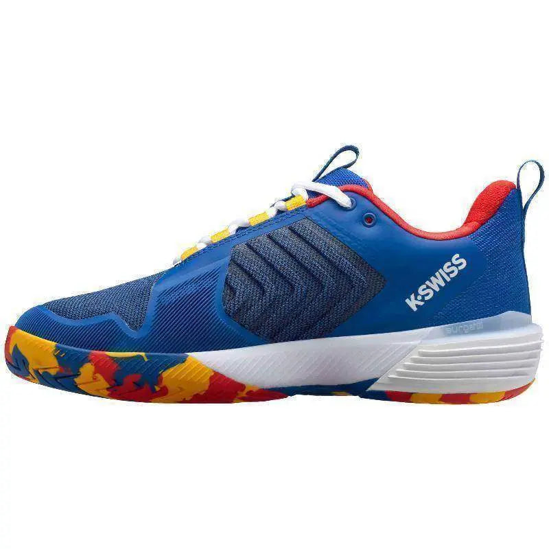 Zapatillas Kswiss Ultrashot 3 Azul Rojo Pádel Elite