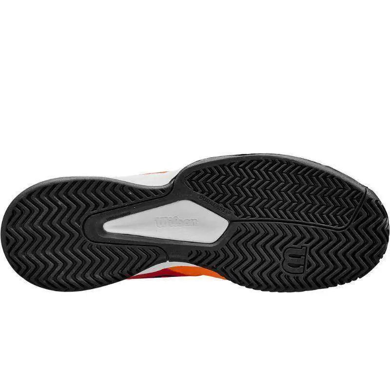 Zapatillas Wilson Kaos Devo 2.0 Naranja Rojo Negro Pádel Elite