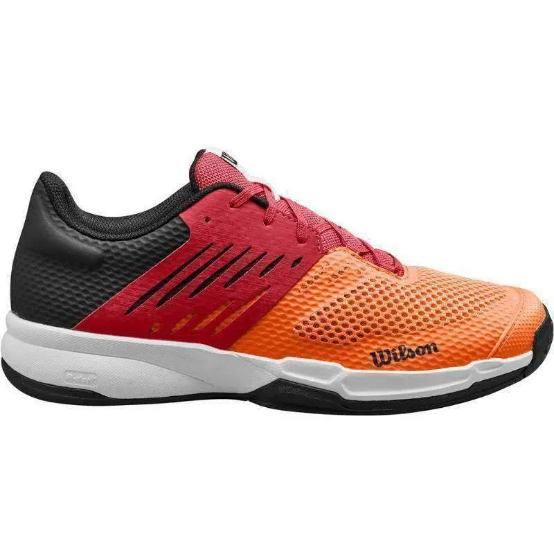 Zapatillas Wilson Kaos Devo 2.0 Naranja Rojo Negro Pádel Elite