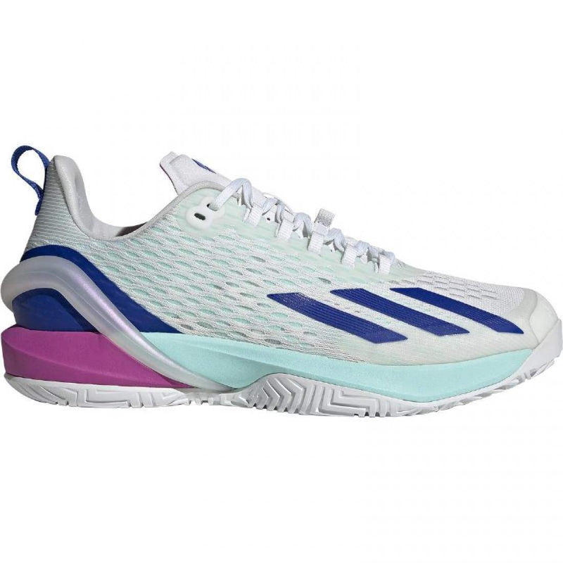 Zapatillas Adidas Adizero Cybersonic Blanco Azul Aqua Pádel Elite