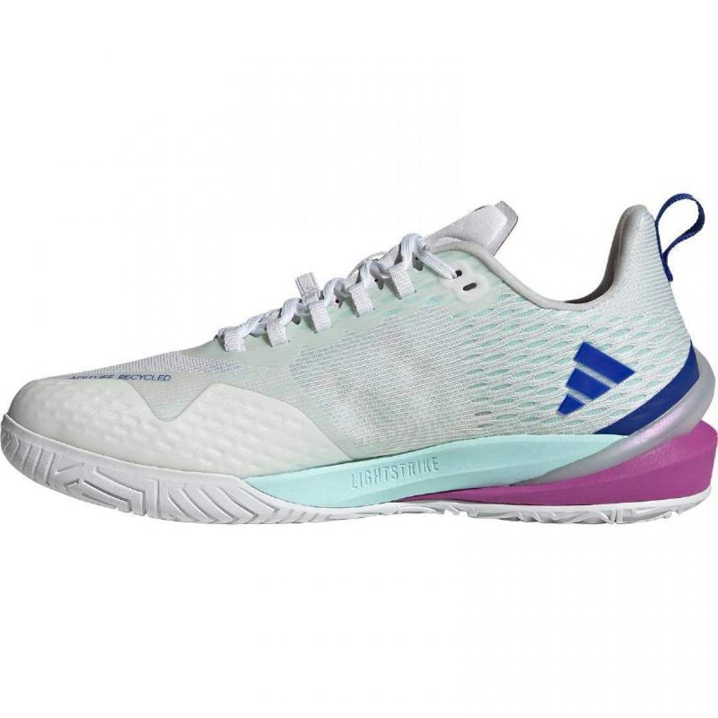 Zapatillas Adidas Adizero Cybersonic Blanco Azul Aqua Pádel Elite