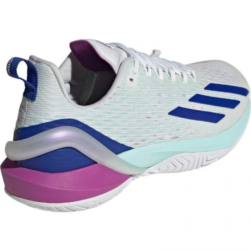 Zapatillas Adidas Adizero Cybersonic Blanco Azul Aqua Pádel Elite