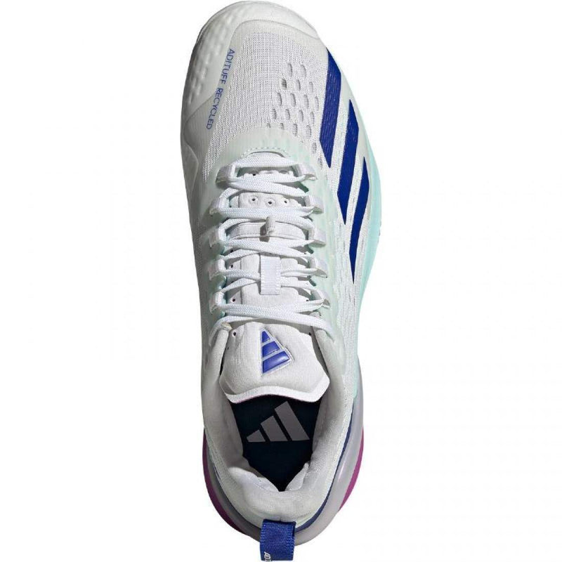 Zapatillas Adidas Adizero Cybersonic Blanco Azul Aqua Pádel Elite