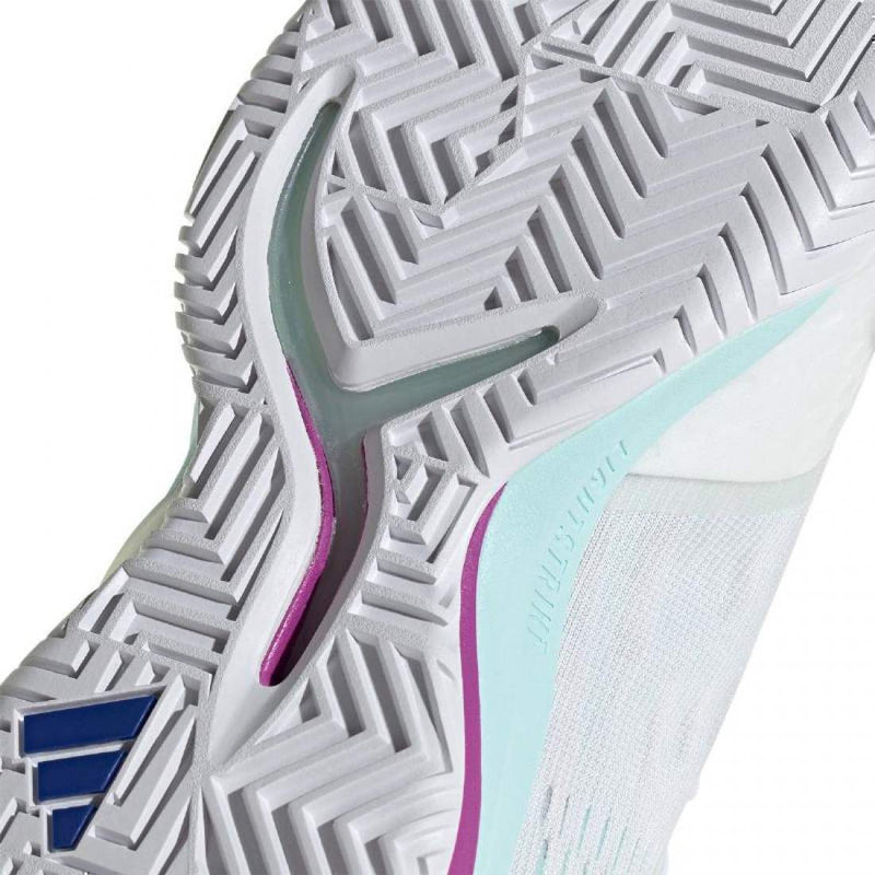 Zapatillas Adidas Adizero Cybersonic Blanco Azul Aqua Pádel Elite