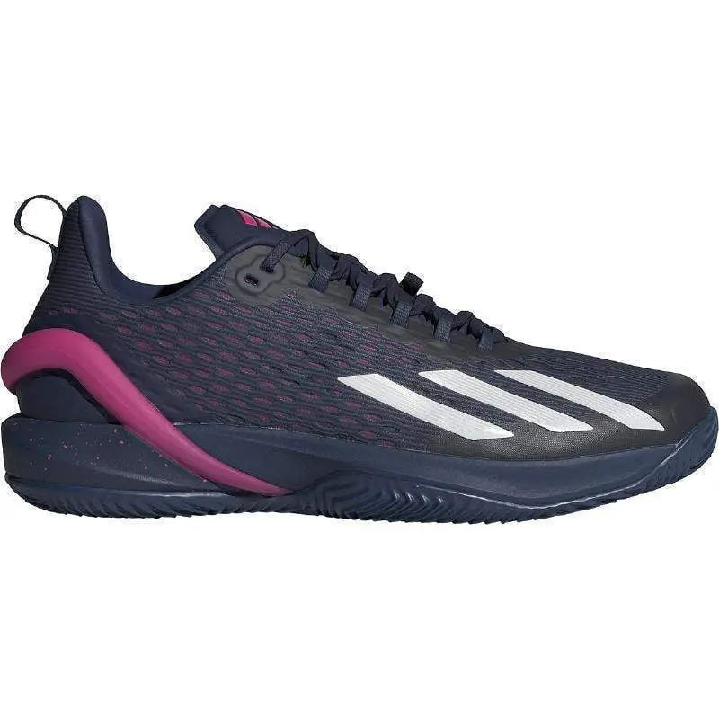 Zapatillas Adidas Adizero Cybersonic Clay Azul Oscuro Rosa Pádel Elite