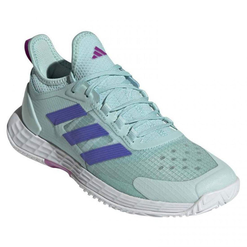 Zapatillas Adidas Adizero Ubersonic 4.1 Azul Purpura Mujer Pádel Elite