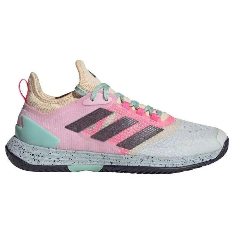 Zapatillas Adidas Adizero Ubersonic 4.1 Blanco Rosa Aqua Pádel Elite