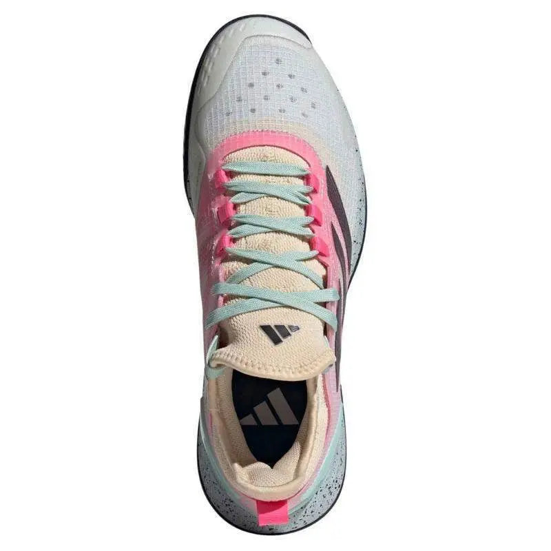 Zapatillas Adidas Adizero Ubersonic 4.1 Blanco Rosa Aqua Pádel Elite