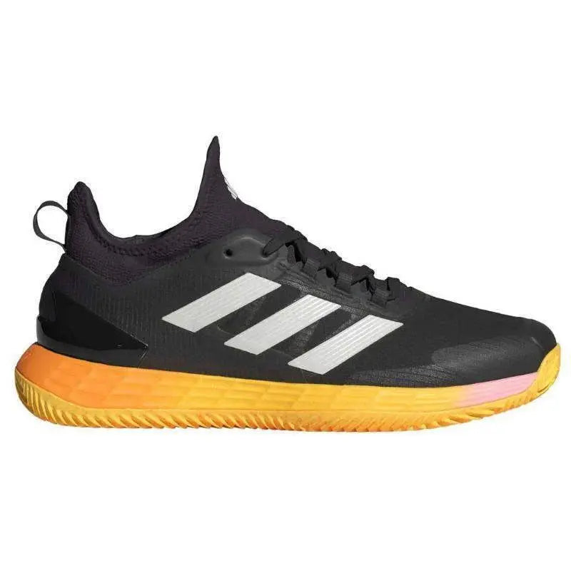 Zapatillas Adidas Adizero Ubersonic 4.1 Clay Negro Plata Naranja Pádel Elite