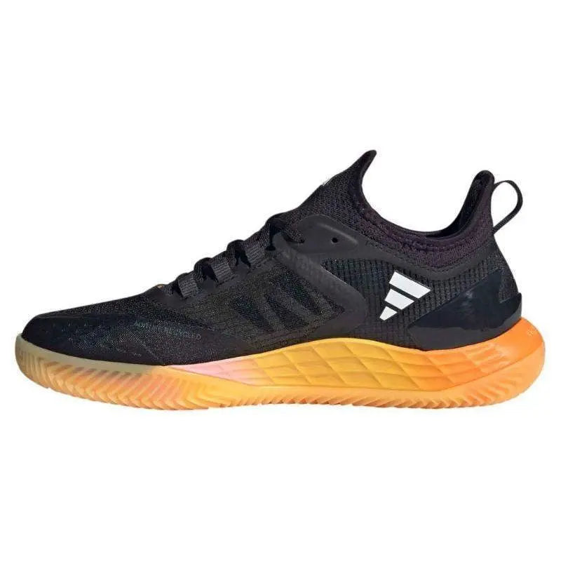 Zapatillas Adidas Adizero Ubersonic 4.1 Clay Negro Plata Naranja Mujer Pádel Elite